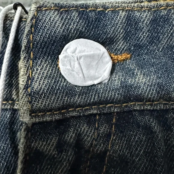 🔥 Signature8 Button-Front Denim Skirt Size Small | Slit Front | New With Tags - Picture 6 of 7